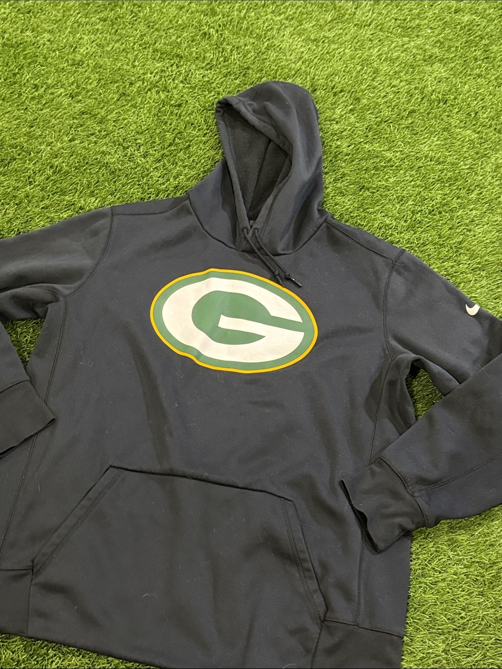 Men’s Nike Dri Fit Hooded Sweatshirt- Green Bay Packers Football